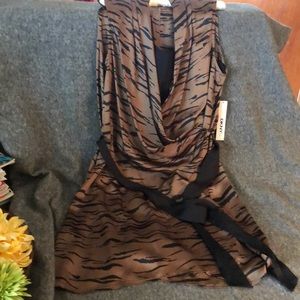 DKNY Faux Wrap Dress